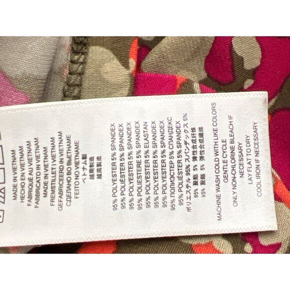 Michael Kors Women Multicolored Draped Neck Ruched Sleeveless Top Size S - Picture 11 of 11